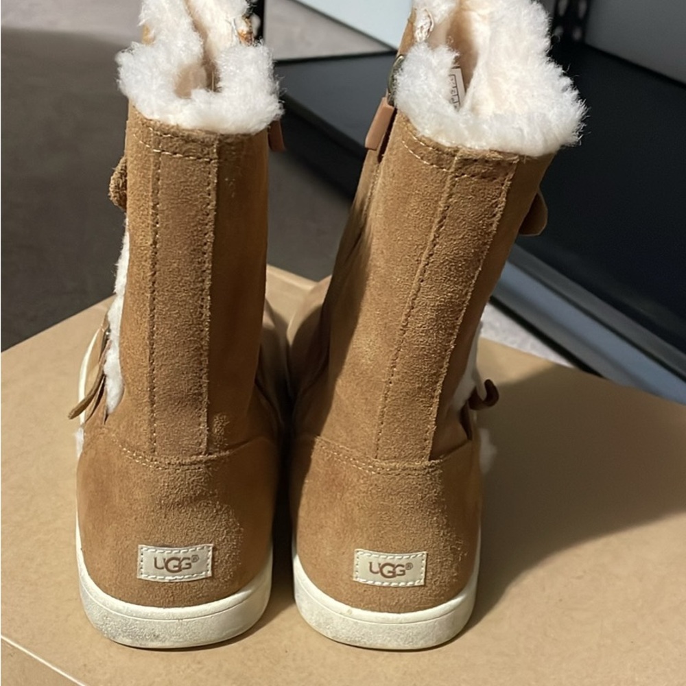 UGG Kids Brown Suede Boots